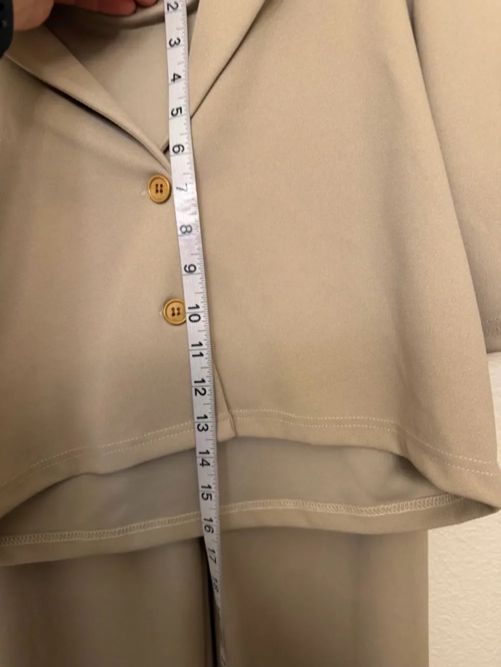 WEISSMAN Dance Costume menswear suit The Story Never Ends tux crop tan 14441 LA